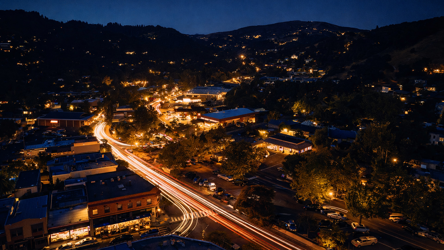 Fairfax downtown, live music, and mountain-town character