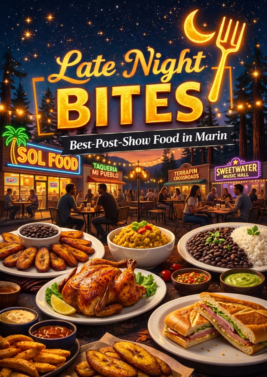 Late Night Bites in Marin: Where to Eat After Dark