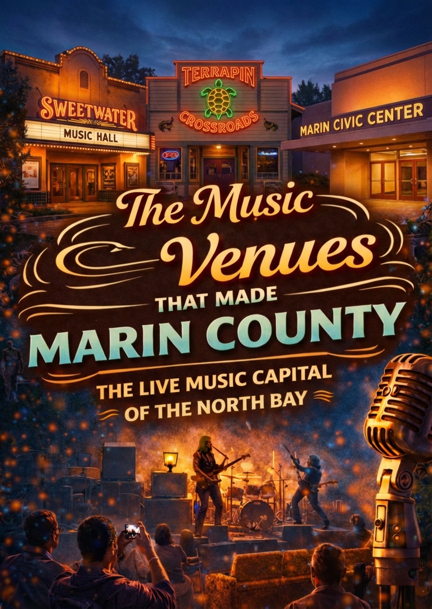 The Music Rooms That Made Marin: From Coffeehouses to Coastal Stages