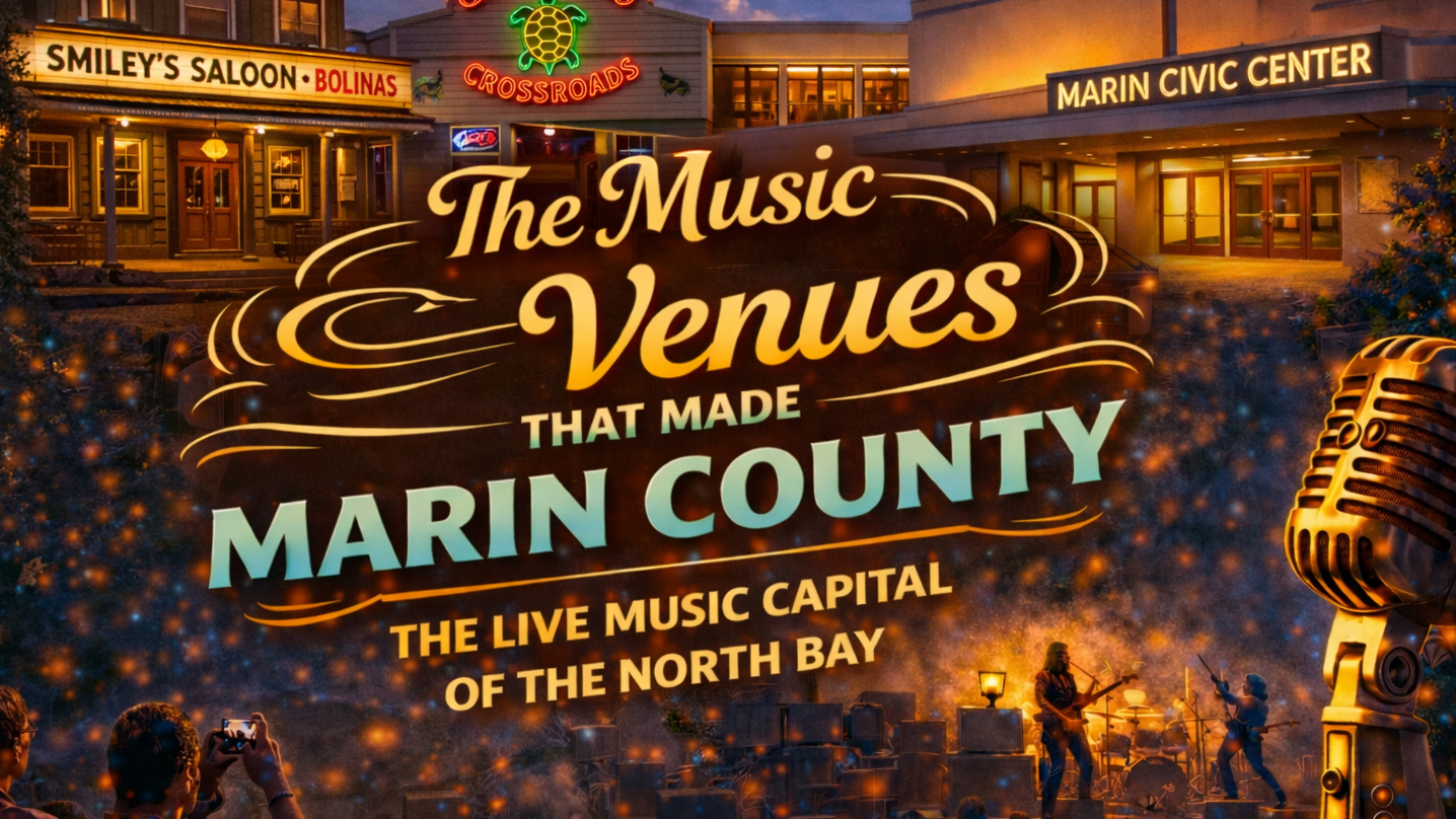 The Music Rooms That Made Marin: From Coffeehouses to Coastal Stages