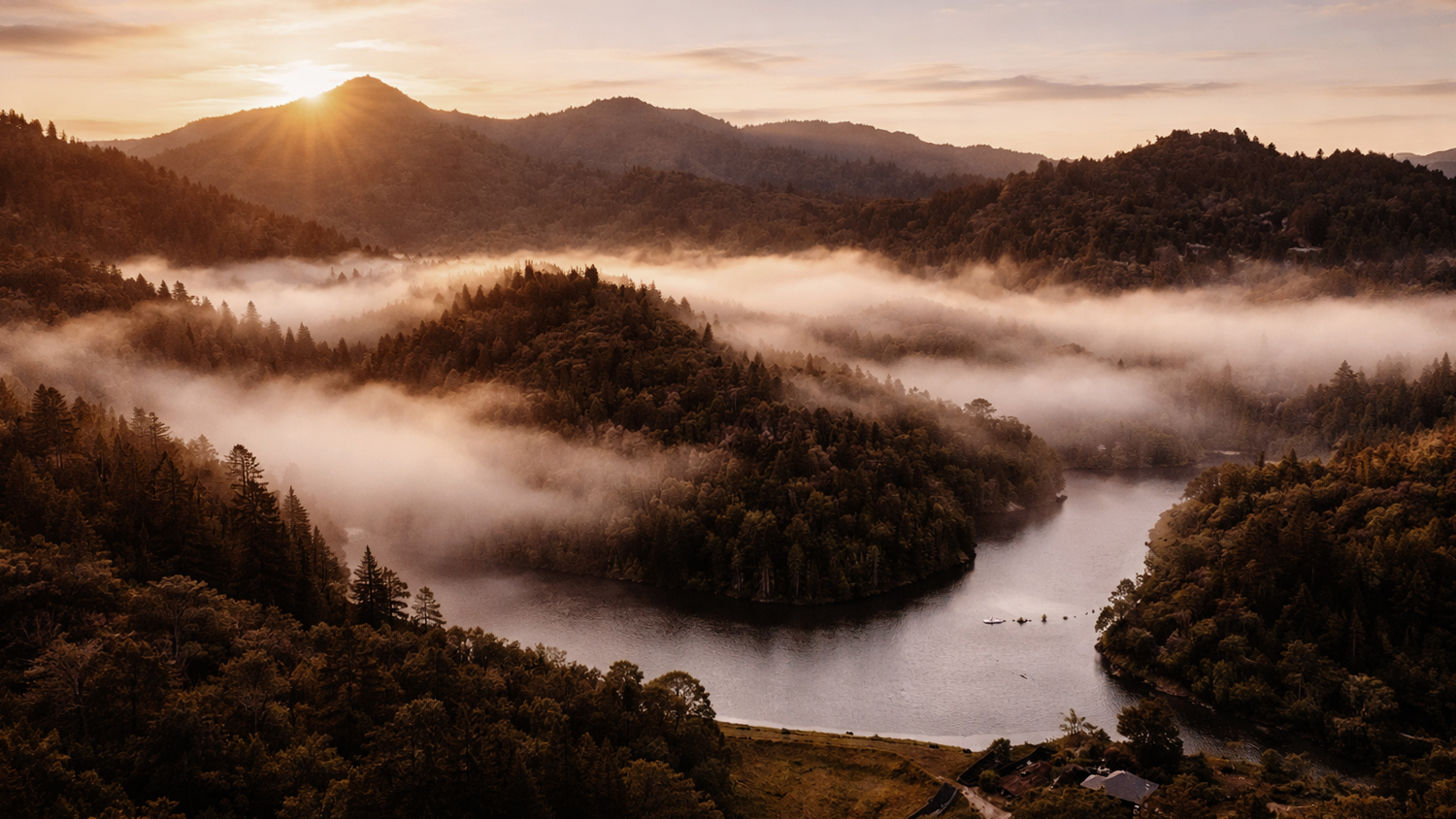 Ross leafy streets, Marin Art and Garden Center, and Phoenix Lake